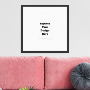 Create Your Own white  Canvas Print