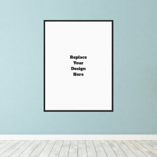 Create Your Own white Canvas Print