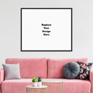 Create Your Own white  Canvas Print