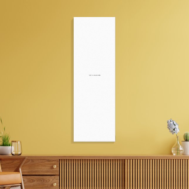 Create Your Own white Canvas Print (Insitu(LivingRoom))