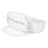 White Cap-Sac Visor (Angled)