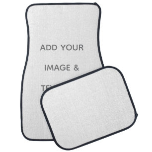 Create Your Own white  Car Floor Mat