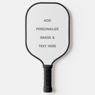 Create Your Own white Carbon Fiber Pickleball Paddle