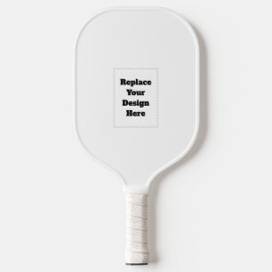 Create Your Own white  Carbon Fiber Pickleball Paddle