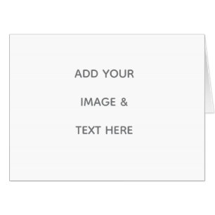 Create Your Own white Card
