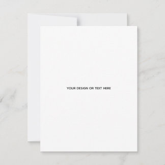 Create Your Own white Card