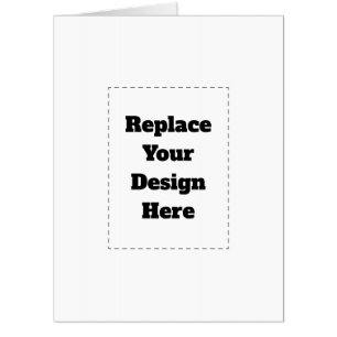Create Your Own white  Card