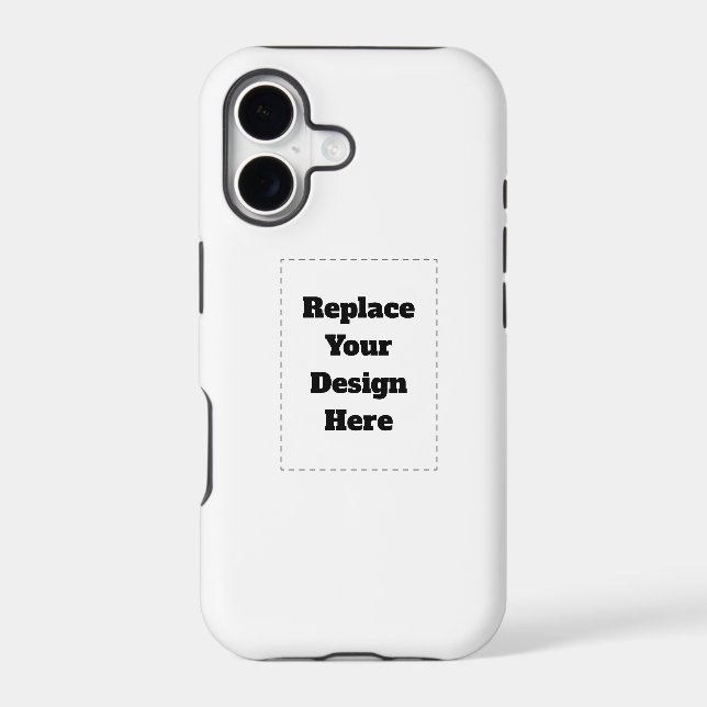 Create Your Own white  Case-Mate iPhone Case (Back)