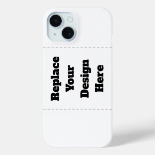 Create Your Own white  iPhone 15 Case