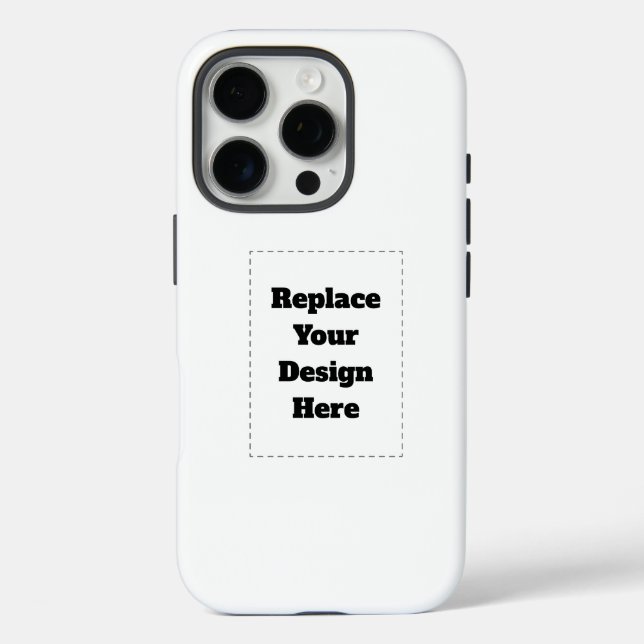 Create Your Own white  Case-Mate iPhone Case (Back)