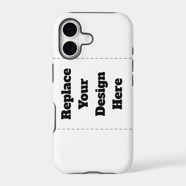 Create Your Own white  Case-Mate iPhone Case (Back)