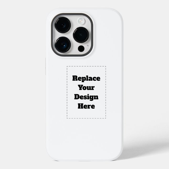 Create Your Own white  Case-Mate iPhone Case (Back)