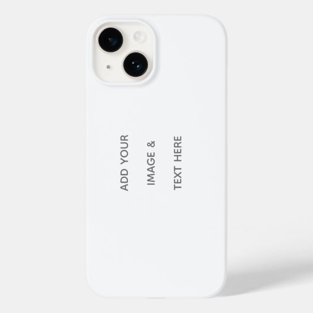 Create Your Own white  Case-Mate iPhone Case (Back)