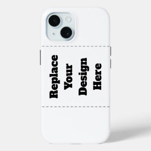 Create Your Own white  iPhone 15 Case
