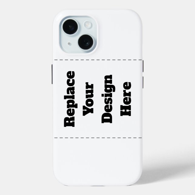 Create Your Own white  Case-Mate iPhone Case (Back)
