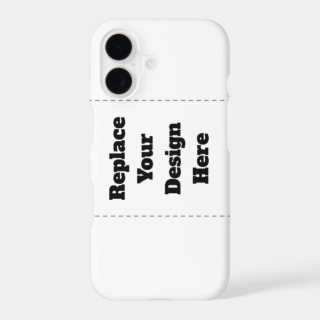 Create Your Own white  Case-Mate iPhone Case (Back)