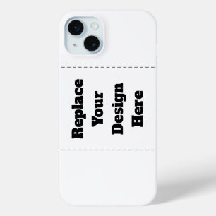 Create Your Own white iPhone 15 Plus Case