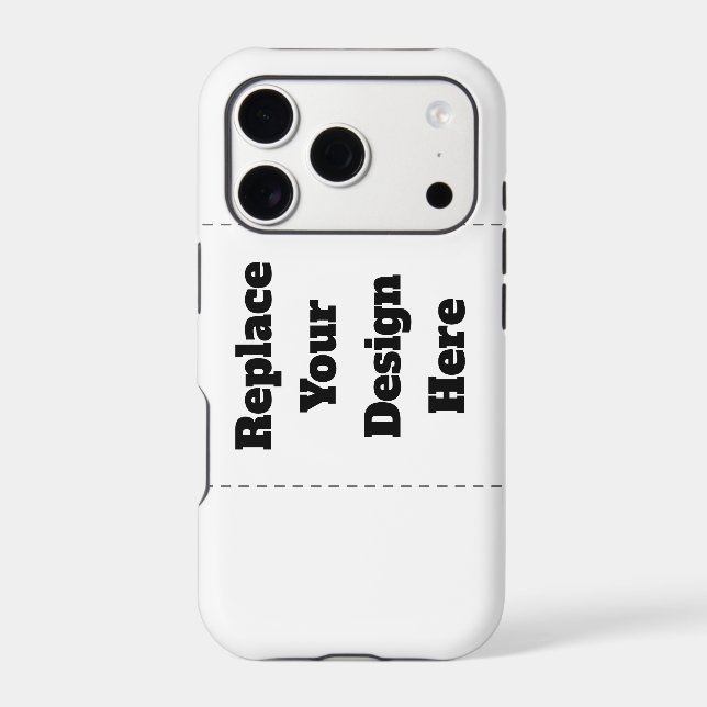 Create Your Own white  Case-Mate iPhone Case (Back)