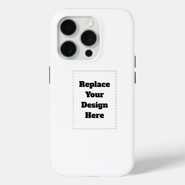 Create Your Own white  Case-Mate iPhone Case (Back)