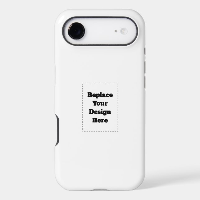 Create Your Own white  Case-Mate iPhone Case (Back)