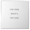 Create Your Own white 