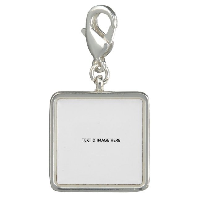 Create Your Own white Charm (Front)