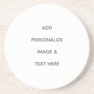 Create Your Own white Coaster