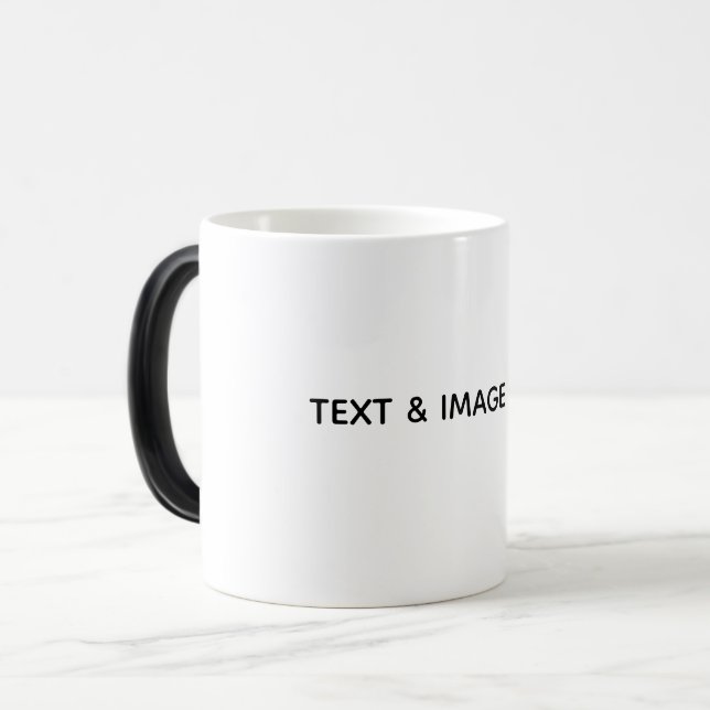 Create Your Own white Color Morph Mug (Front Left)