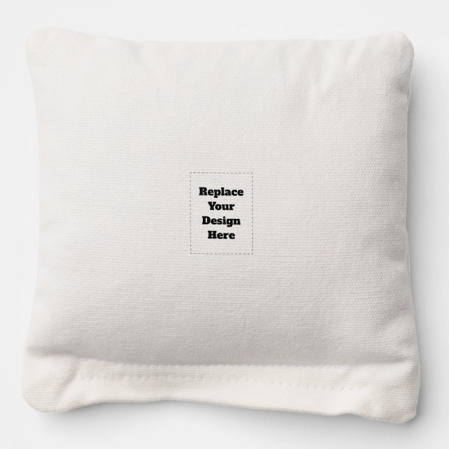 Create Your Own white  Cornhole Bags (Front)