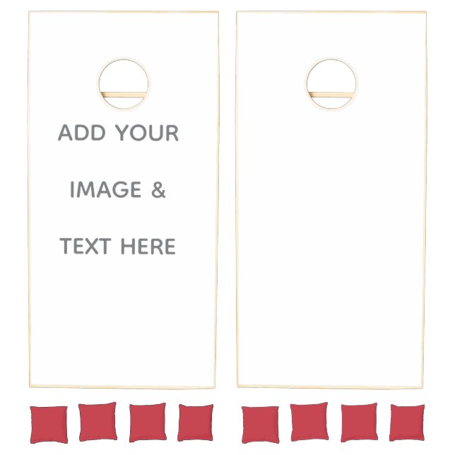 Create Your Own white  Cornhole Set (Set)