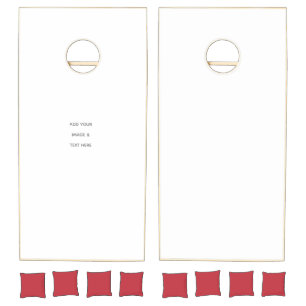 Create Your Own white  Cornhole Set