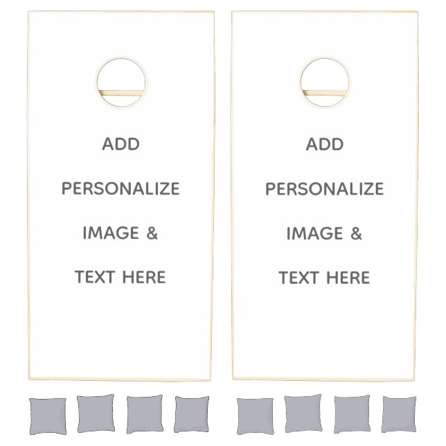 Create Your Own white  Cornhole Set (Set)