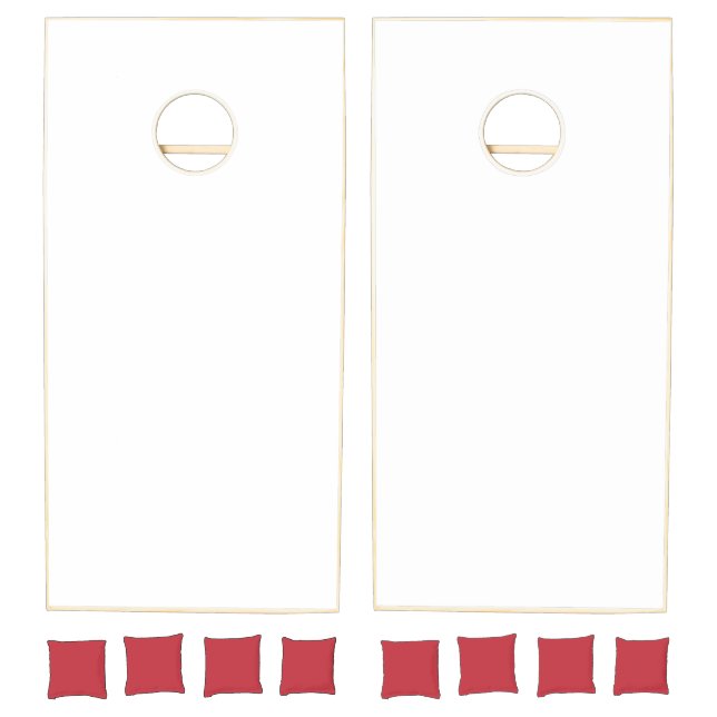 Create Your Own white Cornhole Set (Set)