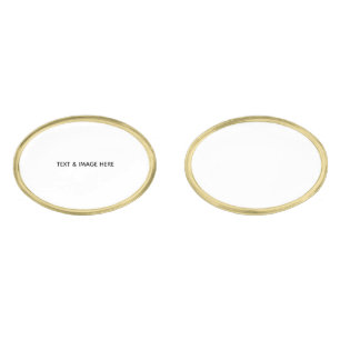 Create Your Own white Cufflinks