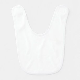 Create Your Own White Custom Baby Bib