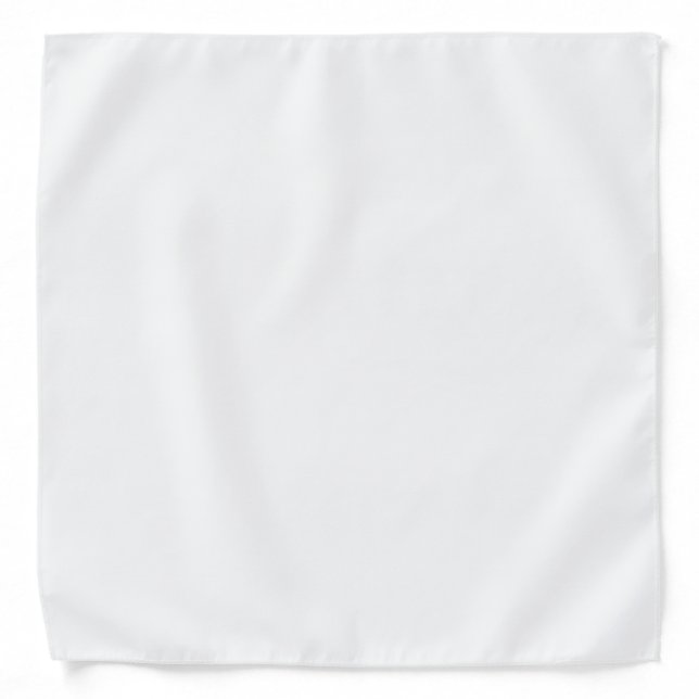 Create Your Own White Custom Bandana (Front)