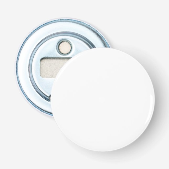 Create Your Own White Custom Bottle Opener (Front)