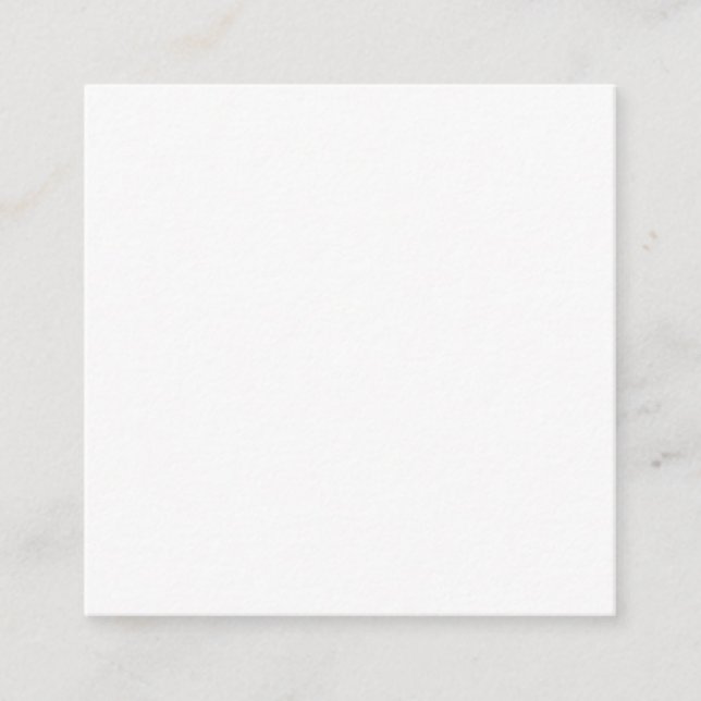Create Your Own White Custom Business Card (Front)