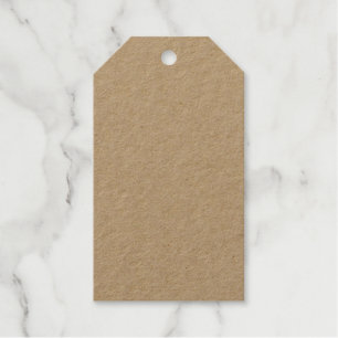 Create Your Own White Custom Foil Gift Tag
