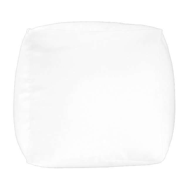 Create Your Own White Custom Outdoor Pouf (Bottom)