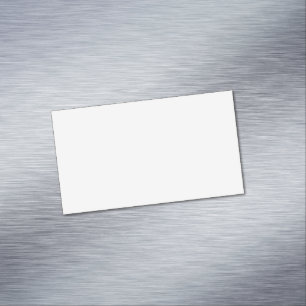 Create Your Own White Custom personalized Business Card Magnet