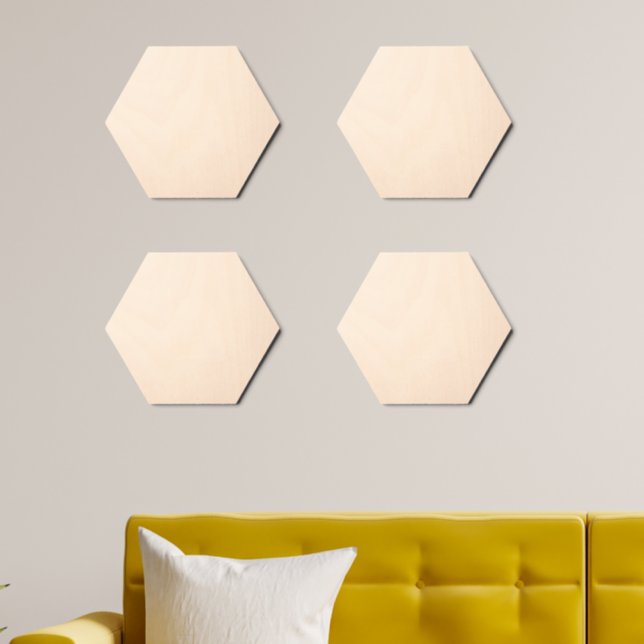 Create Your Own White Custom Wood Photo Tile (Living Room)