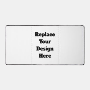 Create Your Own white  Desk Mat