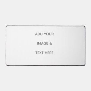 Create Your Own white Desk Mat