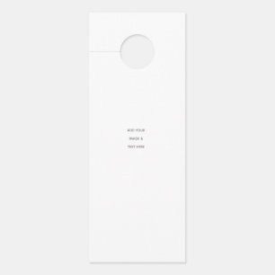 Create Your Own white  Door Hanger