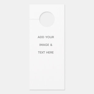 Create Your Own white  Door Hanger