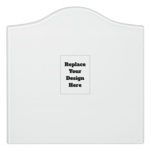 Create Your Own white  Door Sign