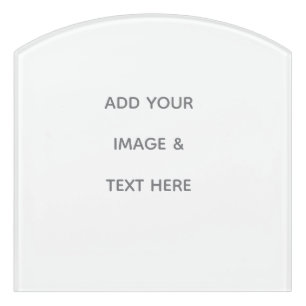 Create Your Own white  Door Sign