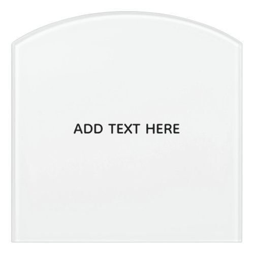 Create Your Own White  Door Sign