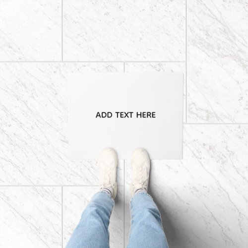 Create Your Own White Doormat